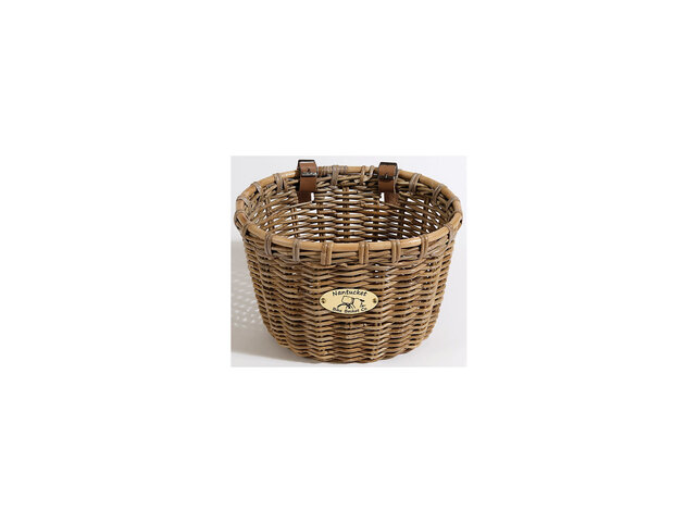 Nantucket Tuckernuck Oval Handlebar Basket - Tan