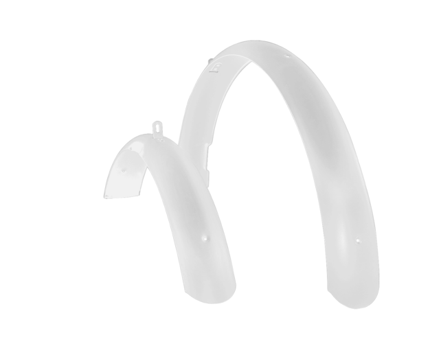 Electra Fender Cruiser 26 Aluminum Gloss White Set - Ladies fits 26"