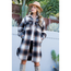 Long Woven Shacket - Brown