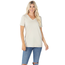 Poppy Cotton V-Neck Tee