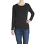 Coco Scrunch Crew Neck Long Sleeve - Black