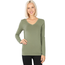 Poppy V-Neck Cotton Long Sleeve