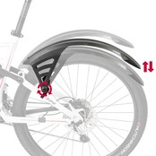 Zefal Deflector RS75 - Rear fender 27.5 - 29", Black Zefal Deflector RS75 - Rear fender 27.5 - 29", Black