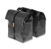 Basil,  Pannier Urban Dry Double Bag, Solid Black