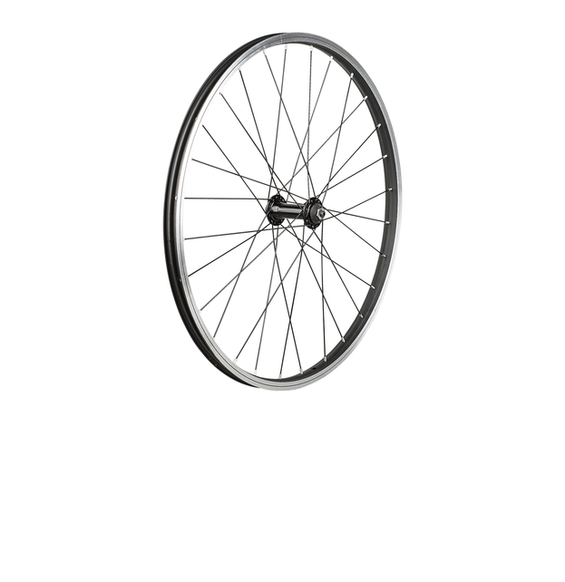 Trek Kids' 24" Wheel Front QR 28 hole  BLK SIL Trek Kids' 24" Wheel Front QR 28 hole  BLK SIL