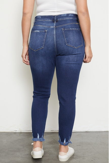 Kancan Journey Ultra High Rise Ankle Skinny Jeans - Plus