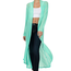 Vanessa Sheer Cardigan - Deep Mint