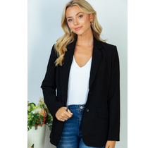 Alessia 2 Button Blazer Black