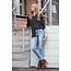 Elle Satin Long Sleeve - Black