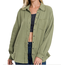 Bethany Collared Long Sleeve - LT Olive