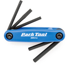 Park Tool, AWS-9.2, Folding screwdriver/ hex wrench set, 4mm, 5mm, 6mm, Flat blade and T25