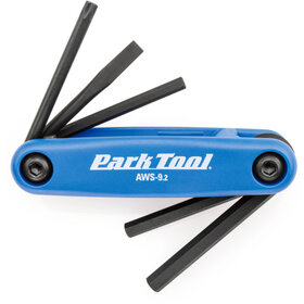 Park Tool, AWS-9.2, Folding screwdriver/ hex wrench set, 4mm, 5mm, 6mm, Flat blade and T25