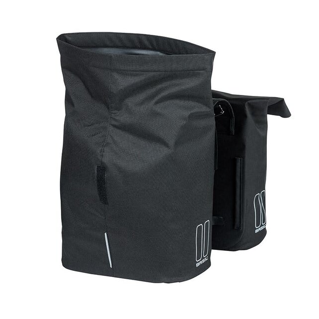 Basil, City, Pannier Bag, 28L, Black