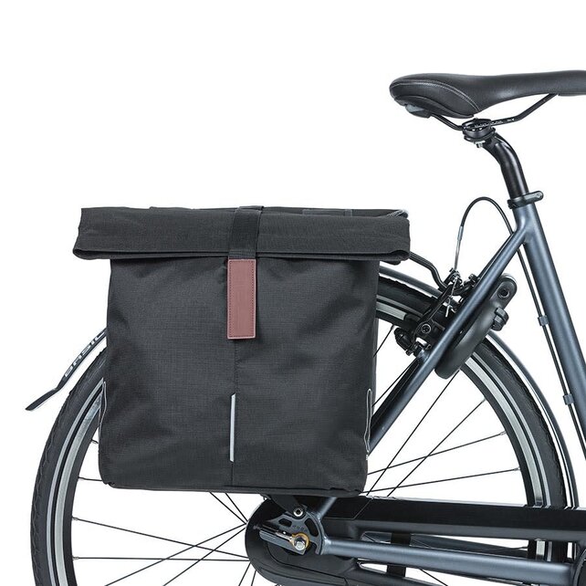 Basil, City, Pannier Bag, 28L, Black