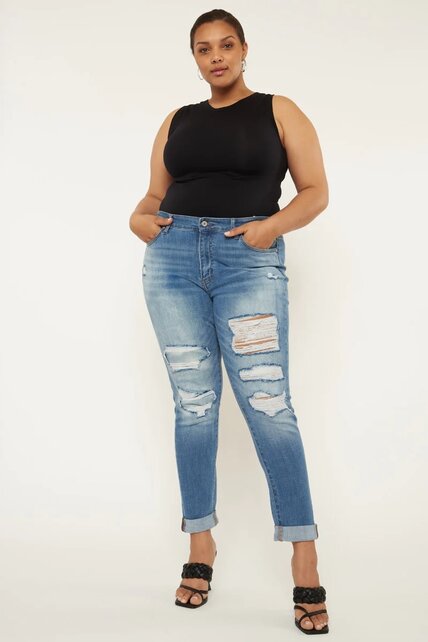 Kancan Caroline Mid Rise Ankle Skinny Jean Kancan Caroline Mid Rise Ankle Skinny Jean
