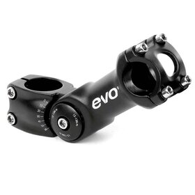 EVO, Compact, Stem, Diameter: 31.8mm, Length: 110mm, Steerer: 1-1/8'', Black