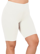 Myra Biker Short Ivory