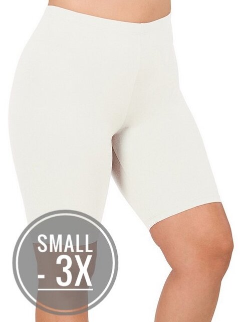 Myra Biker Short Ivory