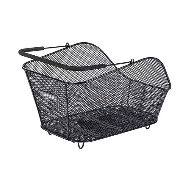 Basil, Icon, Basket, Rear, 40x33x25 cm, Black Basil, Icon, Basket, Rear, 40x33x25 cm, Black