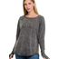 Farrah Washed Long Sleeve Black