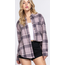 Mavis Plaid Long Sleeve - Mauve