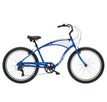 Rental Bike, Adult Electra Cruiser Lux 7D Men's US 26 Blue