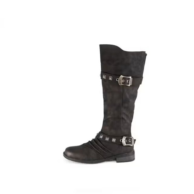 Jagger Mid-Calf Buckle Boot - Black Jagger Mid-Calf Buckle Boot - Black