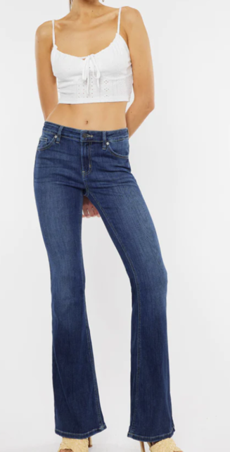 Kancan Samuel Mid Rise Flare Jean