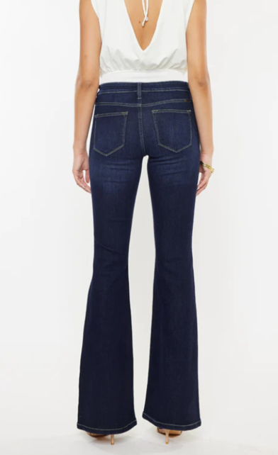 Kancan Samuel Mid Rise Flare Jean