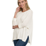 Reese Jacquard Sweater White