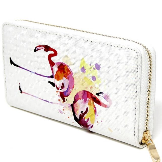 Two Flamingo 3D Hologram Wallet