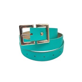 Rectangle Plating Belt - Turquoise