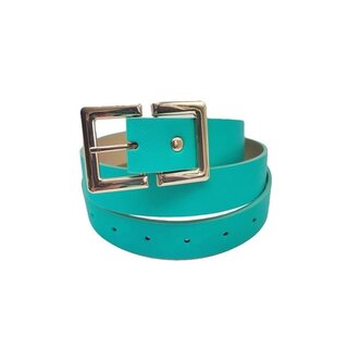 Rectangle Plating Belt - Turquoise