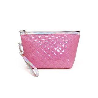 Quilted Shiny Puffer Tote Bag