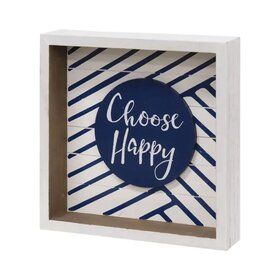 Choose Happy Box Sign