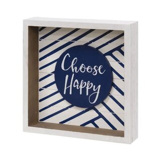 Choose Happy Box Sign