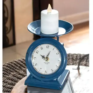 Vintage Navy Old Town Scale Clock