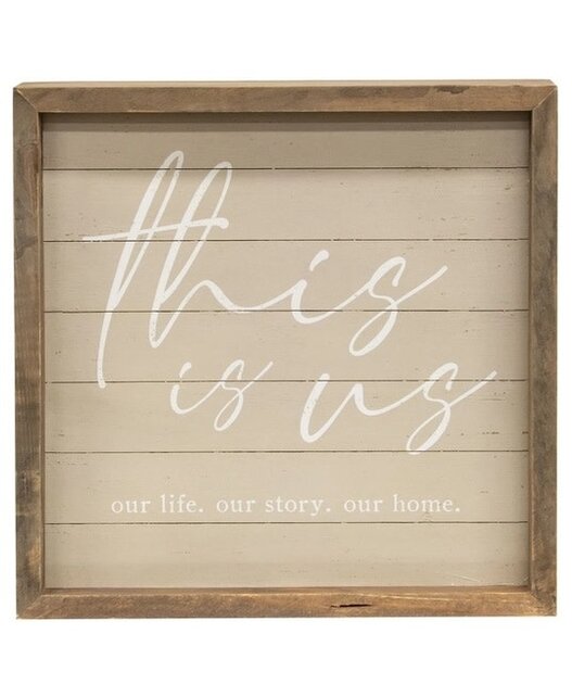 This is us Sign 10x10 This is us Sign 10x10