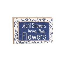 April Showers bring May Flowers Block