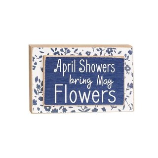 April Showers bring May Flowers Block