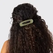 Matte Flat Lay Claw Clip Flat 3pc - Eucalyptus