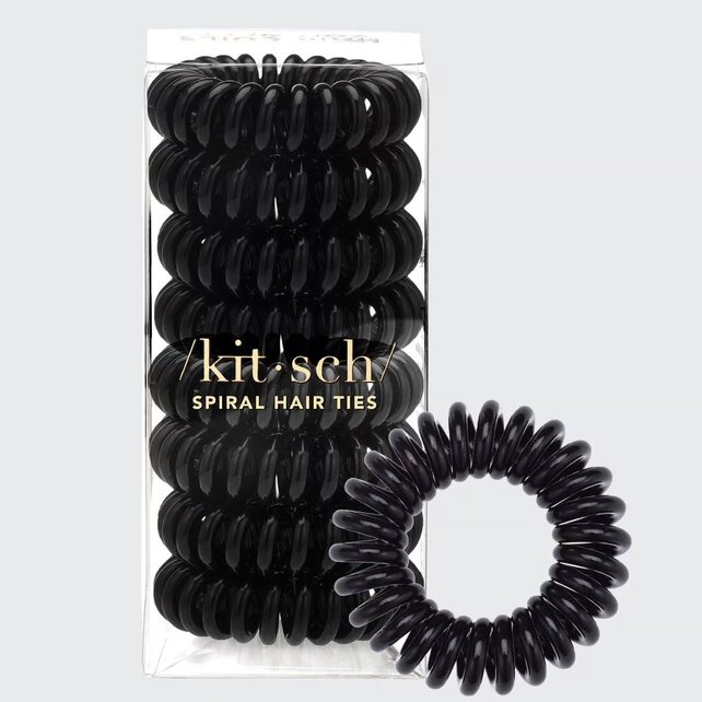 Spiral Hair Ties 8 Pc