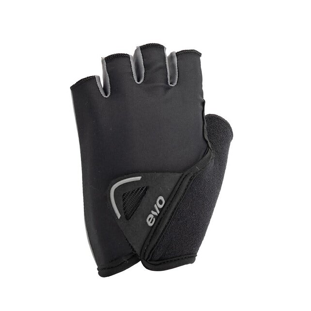EVO, Palmer Pro, Short Finger Gloves, Black/Gray, Pair