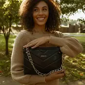 Britt Puffer Crossbody w/ Snaps Britt Puffer Crossbody w/ Snaps