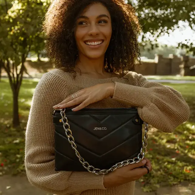 Britt Puffer Crossbody w/ Snaps Britt Puffer Crossbody w/ Snaps
