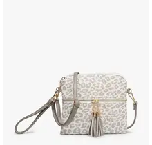 Tara Double Zip Crossbody/Wristlet