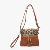 Tara Double Zip Crossbody/Wristlet