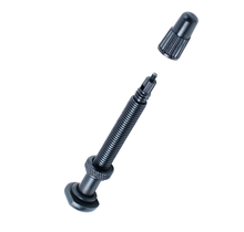 Bontrager Round Base TLR Valve Stem Charcoal 50mm