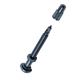 Bontrager Round Base TLR Valve Stem Charcoal 50mm