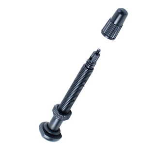 Bontrager Round Base TLR Valve Stem Charcoal 50mm